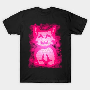 Pink Stained Glass Kitty T-Shirt